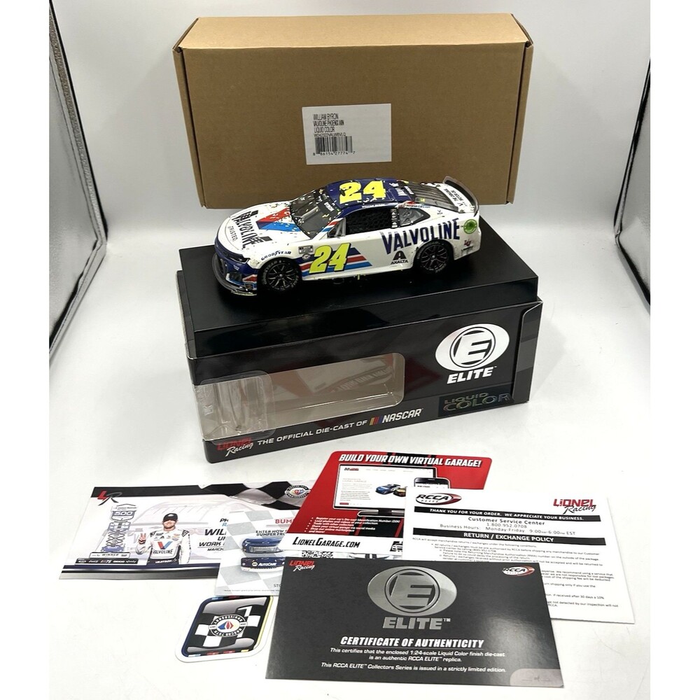 William Byron 2023 Valvoline Phoenix Win 1:24 ELITE Liquid Color 1 of 56 RARE